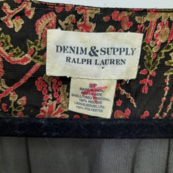 Ralph  Lauren Denim & Supply Sheer Boho Long Sleeve Dress - Picture 11 of 13